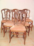 2 x 3 Stühle,Rokoko,Frankreich,um1770 Esche und Buche massiv,jeweils 3 zusammengöhrige Stühle mit