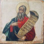 Ikonostase-Ikone eines Apostels, Russland 17. JH GROSSFORMATIGE IKONOSTASEN-IKONE, Russland, 17. Jh.