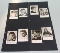 Sammlung von 45 orig. Autographen Deutsche Stars 50/60er Jahre Sammlung Autogrammkarten der