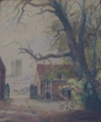 Schumacher, Rheinhold: 3 Aquarelle mit Ansichten von Münster vor der Zerstörung, dat. 1943 Ansicht