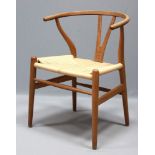Wegner, Hans J. (1914 Tondern - Kopenhagen 2007) "Y Chair", Modell CH 24, auch "Wishbone Chair"