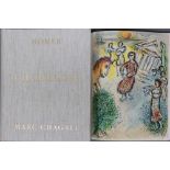 Chagall, Marc "DIE ODYSSEE", in zwei Bänden. Ex. 1.955/2.500. Stuttgart, Daco-Verlag Günter Bläse,