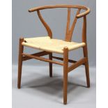 Wegner, Hans J. (1914 Tondern - Kopenhagen 2007) "Y Chair", Modell CH 24, auch "Wishbone Chair"