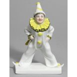 Liebermann, Ferdinand (1883 Judenbach - München 1941) Skulptur "Clown (Pierrot)". Porzellan mit