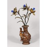 Coudray, Georges Charles (1863 Paris 1932) Jugendstil-Tischleuchte in Form einer Vase als