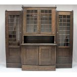 Riemerschmid, Richard (1868 München 1957) Paar Schrank-Seitenteile "Nr. 91.9" und Aufsazbuffet aus