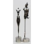 Wunderlich, Paul (1927 Eberswalde - St.-Pierre-de-Vassols 2010) Skulpturen-Paar: "König" (
