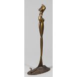 Wunderlich, Paul (1927 Eberswalde - St.-Pierre-de-Vassols 2010) "Eva". Bronze, patiniert und teils