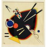 Kandinsky, Wassily (1866 Moskau - Paris 1944) "Tache noire", aus dem Heft "Derrière le Miroir" von