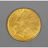 USA, 10 Dollar Indian Head, 1926. 900/000 GG, 16,71 g. vz-.