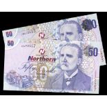 A COLLECTION OF BANKNOTES OF NORTHERN IRELAND, THE PROPERTY OF A GENTLEMAN