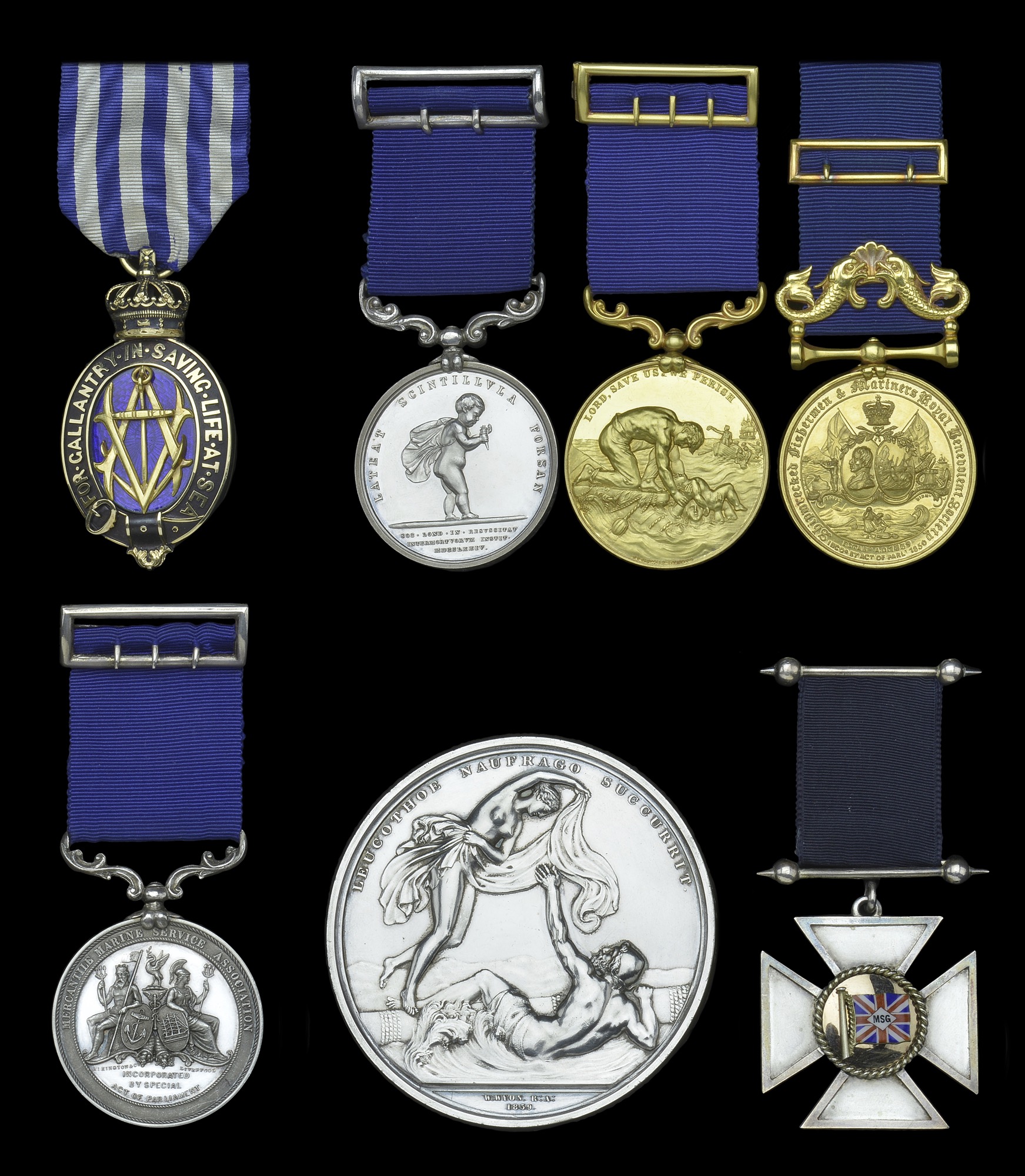 GROUPS AND SINGLE DECORATIONS FOR GALLANTRY