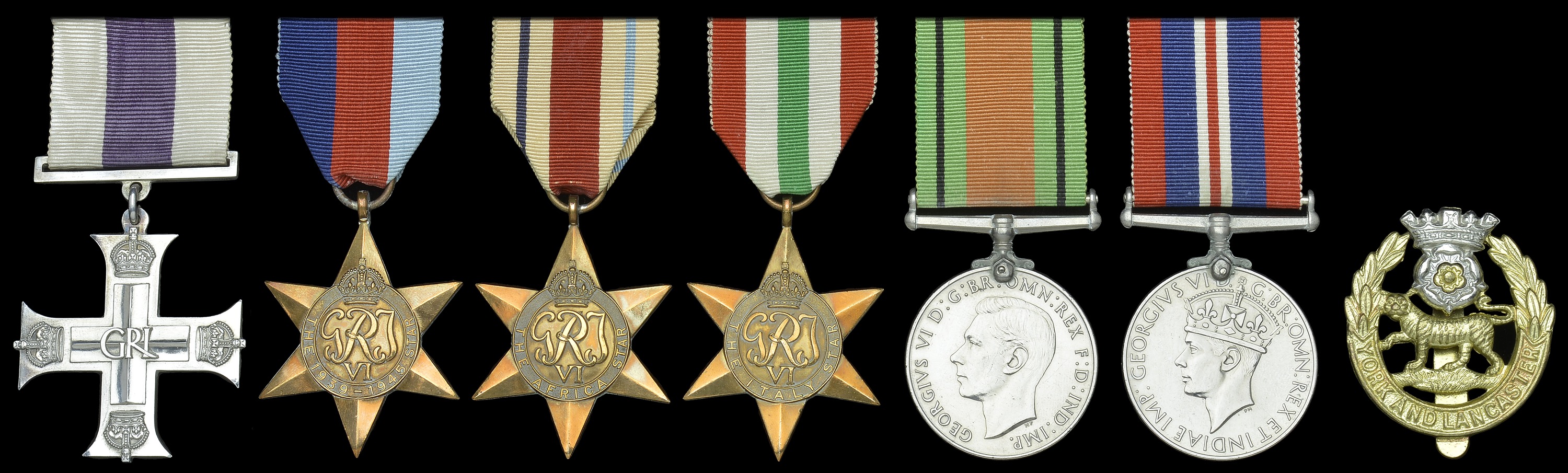 GROUPS AND SINGLE DECORATIONS FOR GALLANTRY