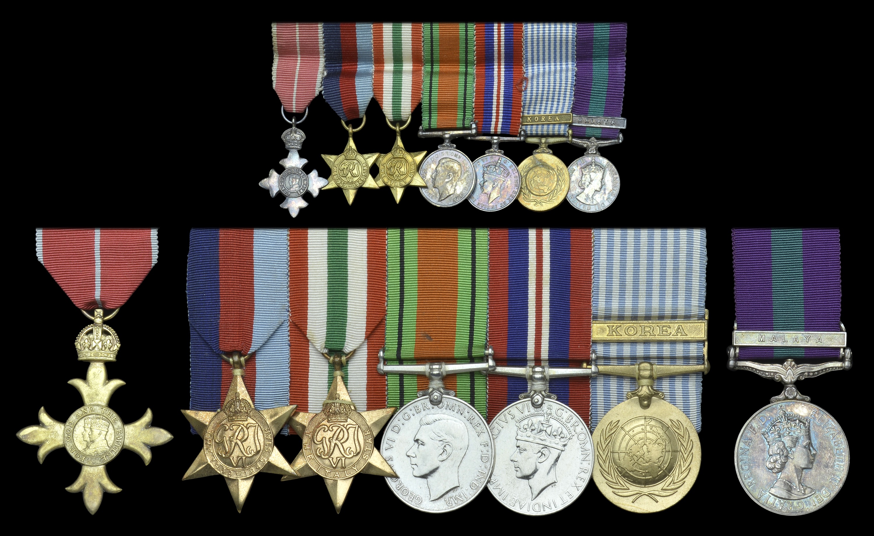 GROUPS AND SINGLE DECORATIONS FOR GALLANTRY