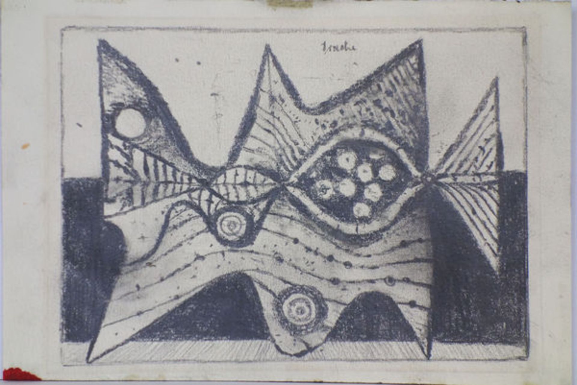 Drache, Heinz Bleistiftzeichnung auf Papier, 16,1 x 23,6 cm Ohne Titel Signiert. Verso an den
