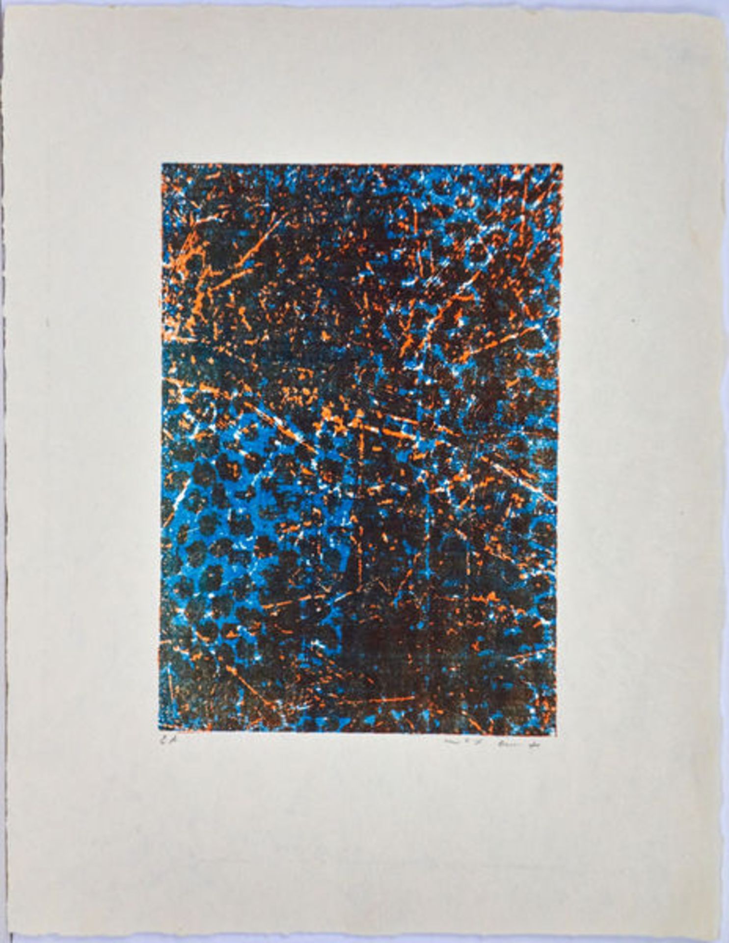 Ernst, Max Farblithographie auf Japanpapier Ohne Titel (1971) Spies 166 BP. Signiert. Nummeriert und