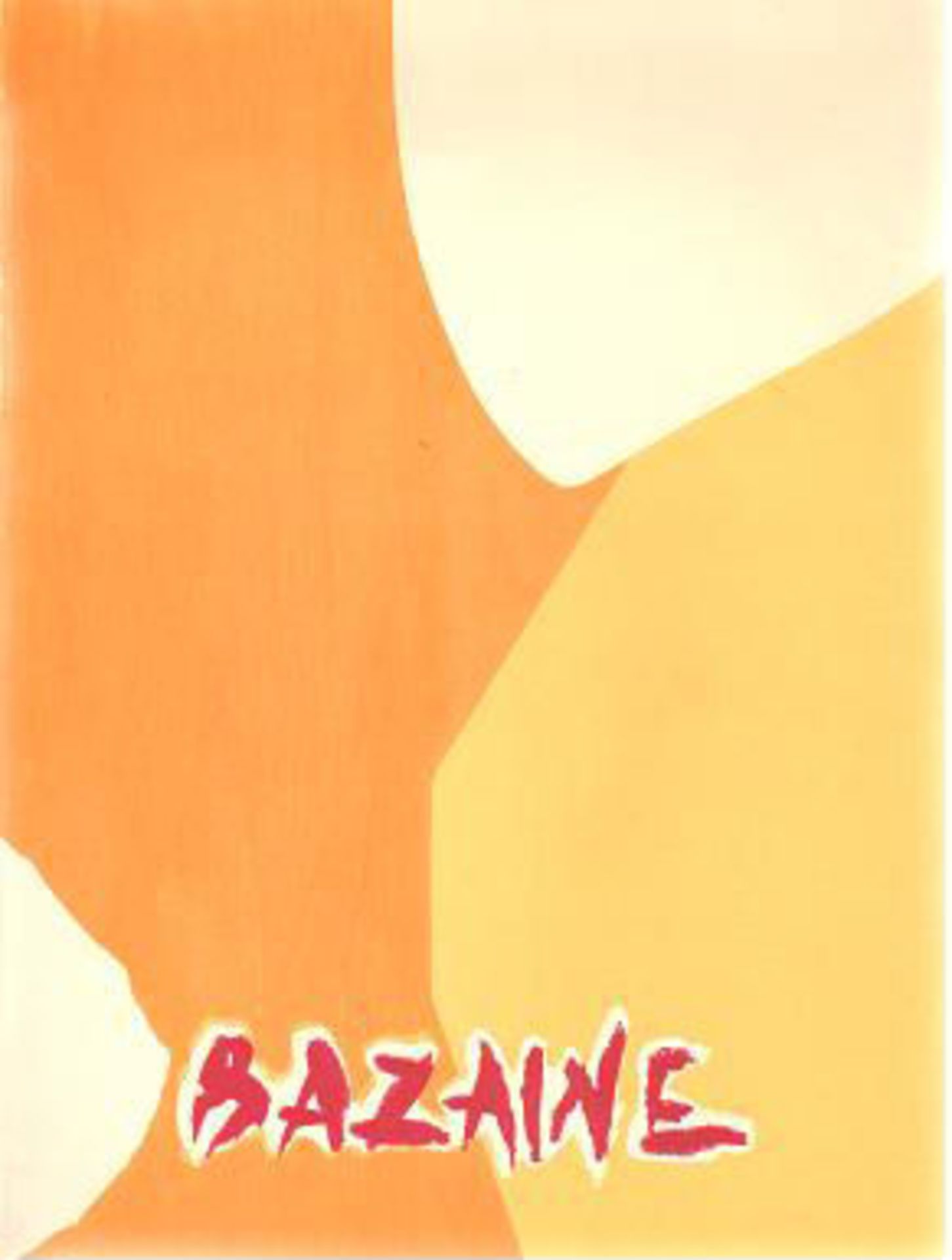 Bazaine, Jean René Katalog mit 3 Farblithographien Bazaine. Peintures récentes. Aquarelles (1958)