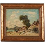 Gemälde Louis Braquaval1854 Esquermes (Lille) - 1919 Saint-Valery-sur- Somme Studierte in Honfleur