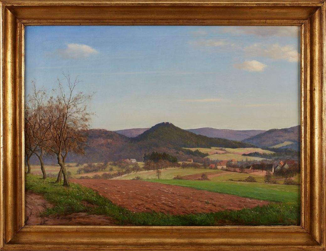 Gemälde Hanny Franke1890 Koblenz - 1973 Frankfurt Frankfurter Landschaftsmaler. Studierte am