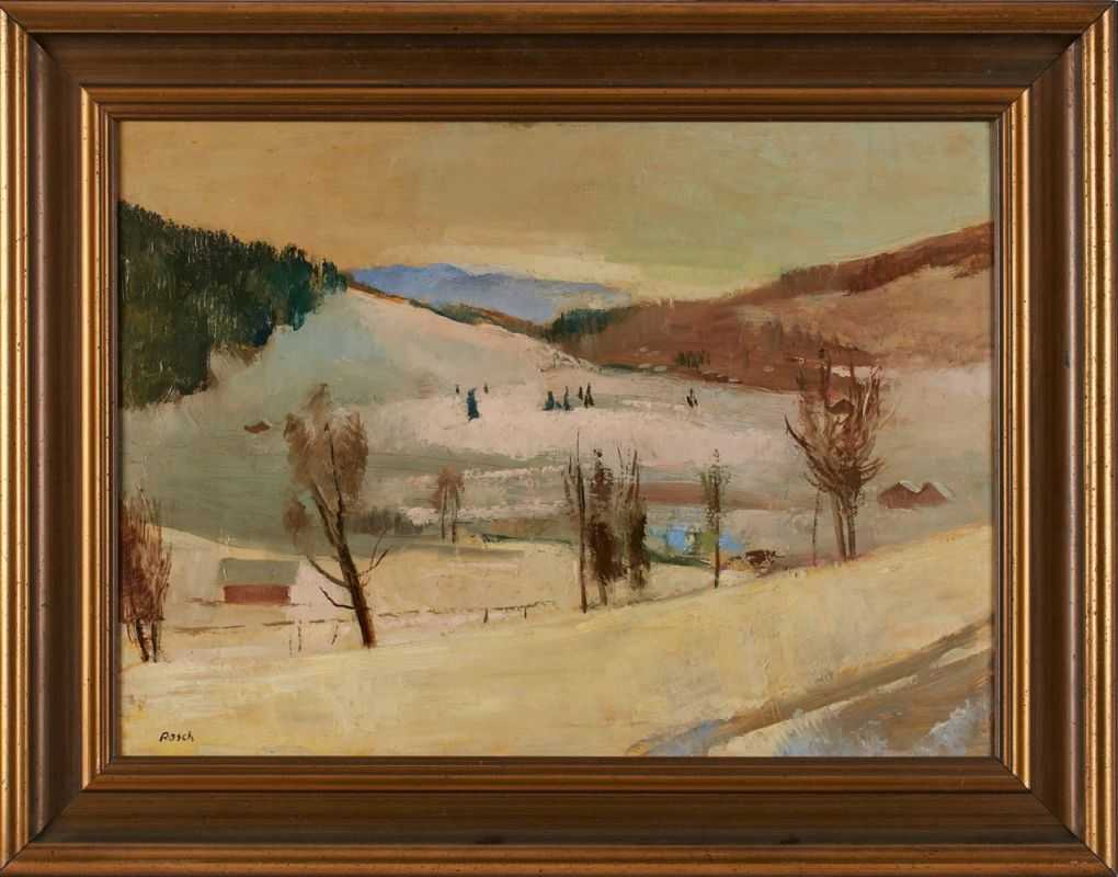 Gemälde Alexander Posch1890 Schönberg - 1950 Darmstadt Stilleben-, Figuren - und Landschaftsmaler,