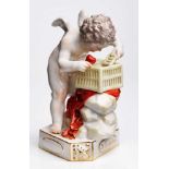 Devisenkind "Je le captive", Meissen 1990.Modell M. V. Acier, nach Zeichnungen v. Schönau 1775.