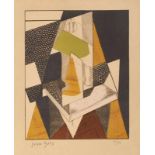 Farblithographie Juan Gris 1887 Madrid - 1926 Boulogne/Billancourt "La Lampe" u. li. sign. Juan Gris