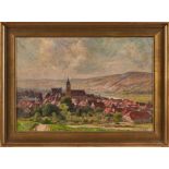 Gemälde Franz Bunke 1857 Schwaan - 1939 Weimar Landschaftsmaler, studierte an der Akademie der