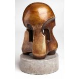 Bronze nach Henry Moore (1898 Castleford - 1986 Much Hadham) "Atom Piece", um 1965/70 Braun