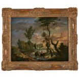 Gemälde Pieter Andreas Rijsbrack 1685 oder 1690 Paris - 1748 London Flämischer Landschafts- und