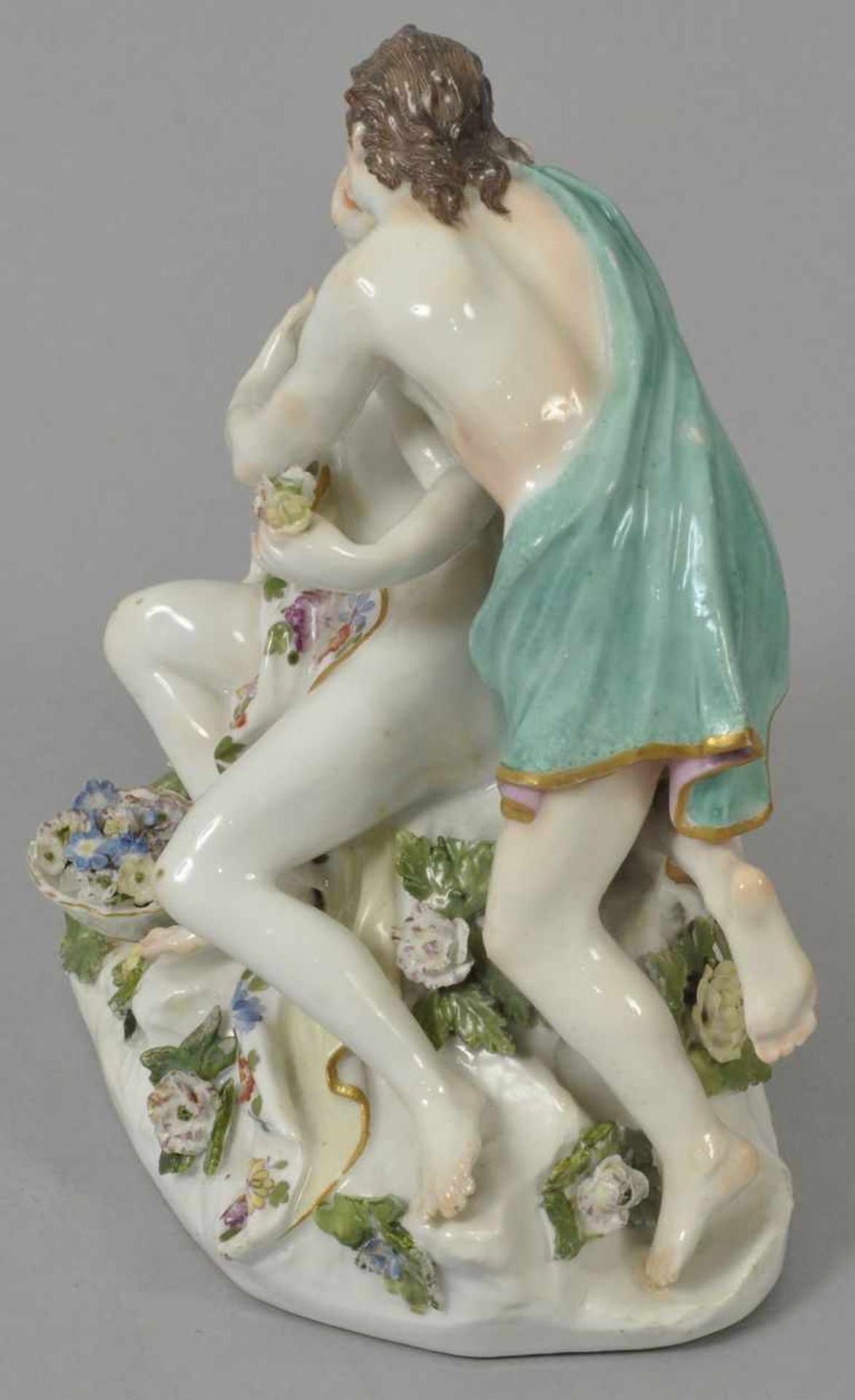 Kaendler, Johann Joachim. 1706 Dresden-1775 Meissen Figurengruppe Jason und Medea. Modell um 1745, - Image 3 of 7