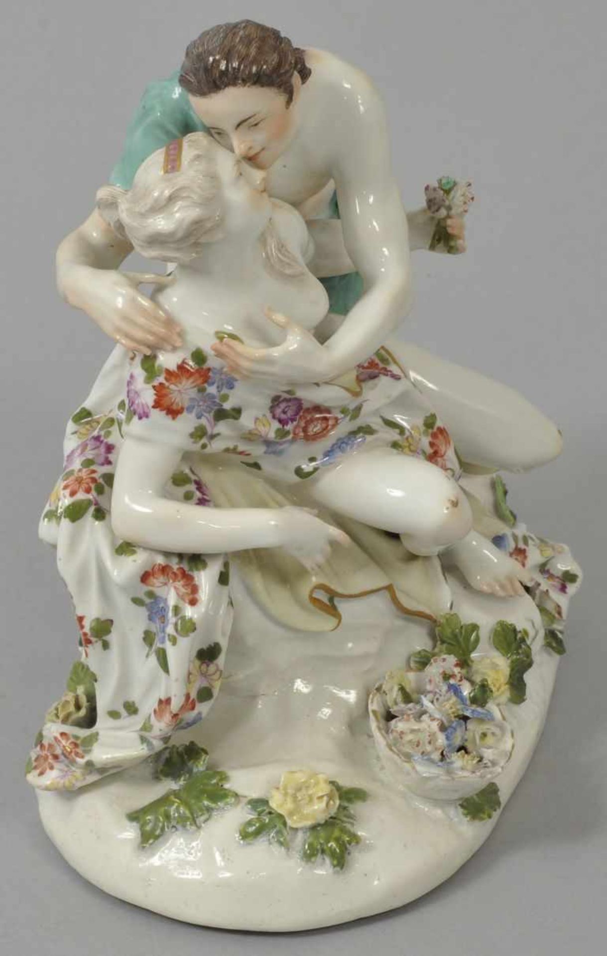 Kaendler, Johann Joachim. 1706 Dresden-1775 Meissen Figurengruppe Jason und Medea. Modell um 1745, - Image 2 of 7