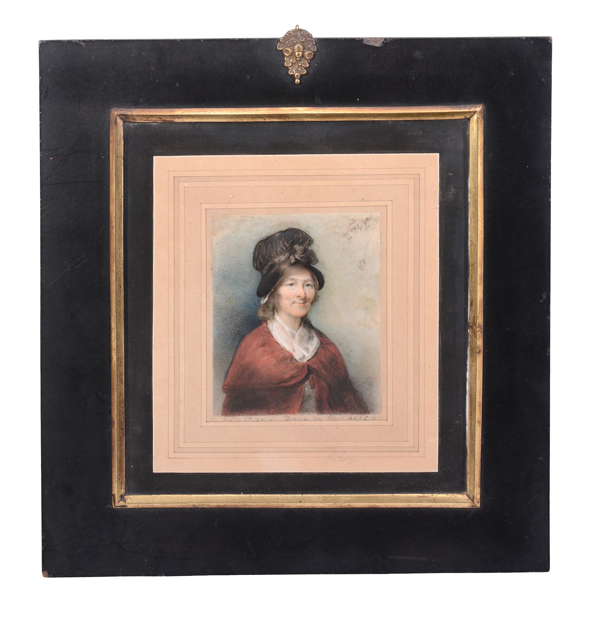 Horace Hone, ARA (1756-1825), portrait entitled  The Gentle Eliza  ,    wa tercolour on paper,