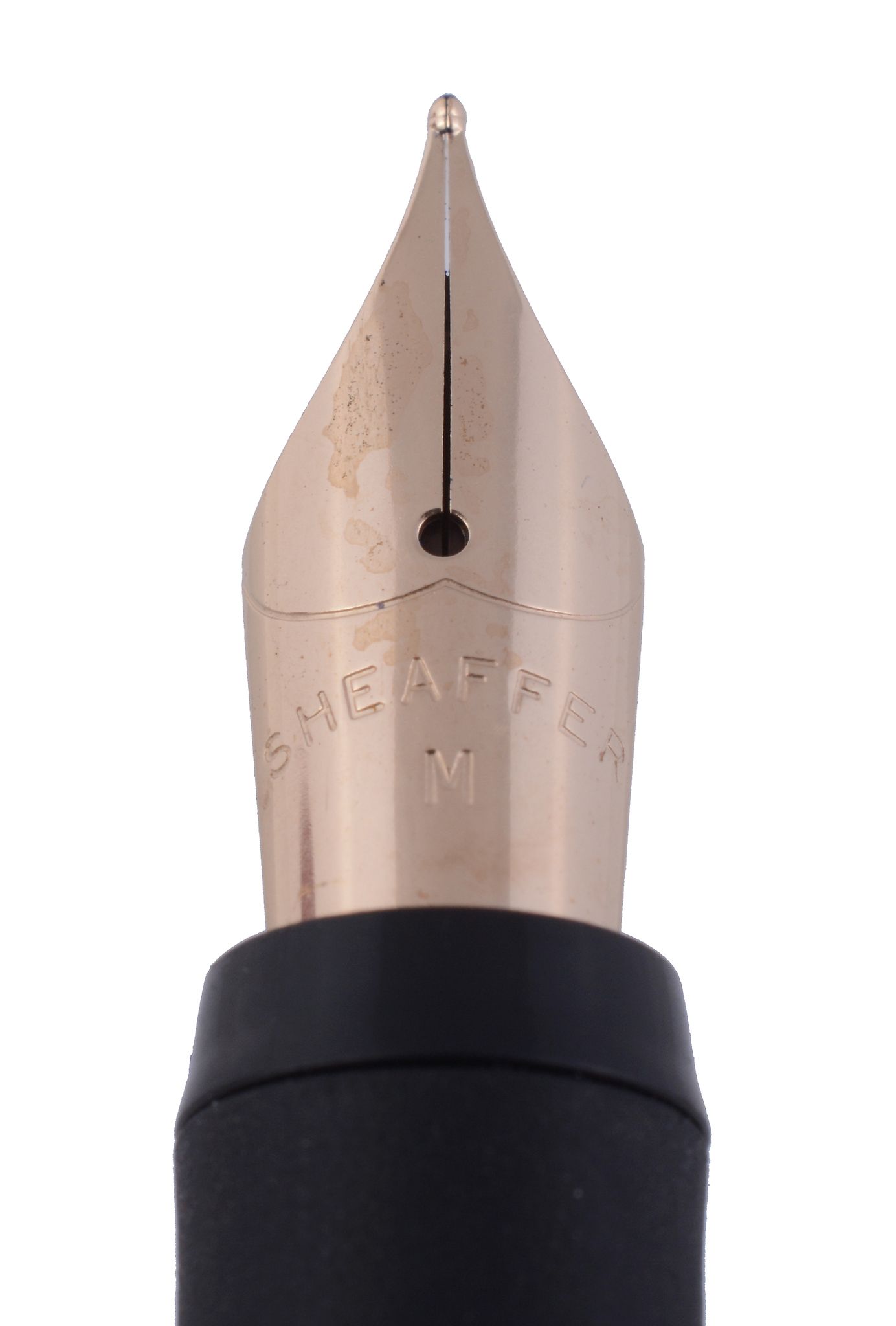 Sheaffer, Award, a brushed steel fountain pen,   with a brushed steel cap and barrel, the nib - Image 3 of 3
