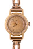 Omega, ref. 511122, an 18 carat gold wristwatch,   circa 1965, manual wind movement, 17 jewels,