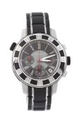 Tiffany  &  Co., ref. T57, a stainless steel bracelet wristwatch,   no. 050250322, circa 2005,