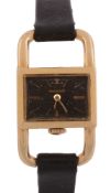 Jaeger LeCoultre, ref. 1670, a lady's 18 carat gold wristwatch, no. 1126796, circa 1950, manual wind