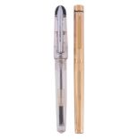 Waterman's, Demonstrator, a transparent fountain pen,   with a transparent cap and barrel, with a