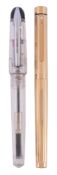 Waterman's, Demonstrator, a transparent fountain pen,   with a transparent cap and barrel, with a