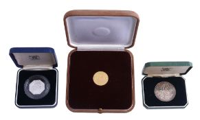 Bahrain, Is bin Salman, gold proof 50 Dinars 1978,   22ct, 15.98g, in case of issue (KM11), good