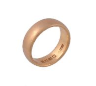 A 22 carat gold wedding band  , 7.9g, finger size N  IMPORTANT: This lot is subject to VAT and the