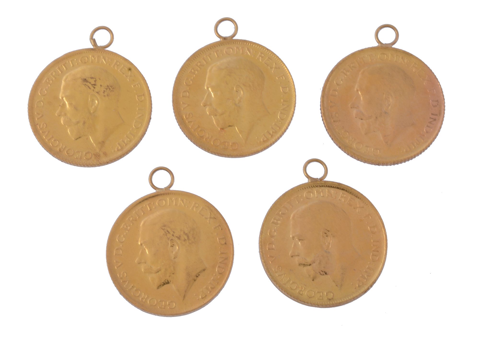 Five jewellers copy coins  , 40g  IMPORTANT: This lot is subject to VAT and the buyer must pay VAT - Image 2 of 2