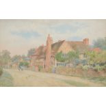 Thomas Nicholson Tyndale (1860-1930) - Melton's cottage, Chalfont St. Giles  Watercolour Signed