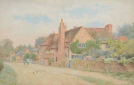 Thomas Nicholson Tyndale (1860-1930) - Melton's cottage, Chalfont St. Giles  Watercolour Signed