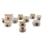 A selection of fishing related crested china   A selection of fishing related crested china,