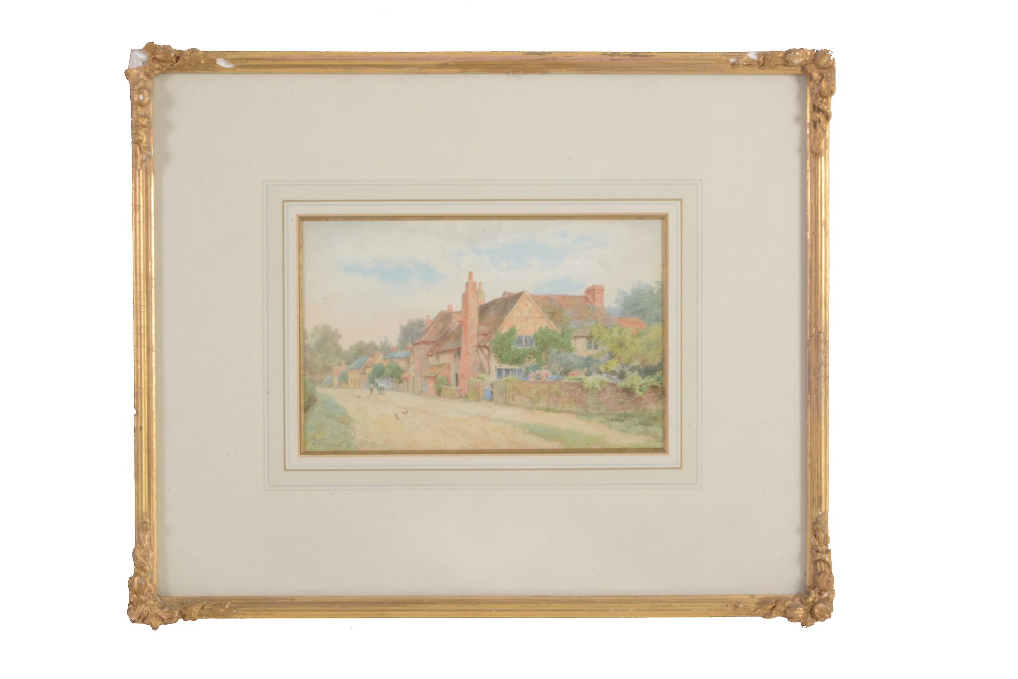 Thomas Nicholson Tyndale (1860-1930) - Melton's cottage, Chalfont St. Giles  Watercolour Signed - Image 2 of 3