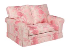 An upholstered suite of seat furniture  , of recent manufacture, comprising a two-seat sofa and a