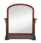 A Regency mahogany dressing table mirror  , circa 1815, in the manner of Gillows of Lancaster, the