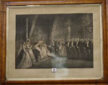 A pair of 19th Century prints   'England's Glory' and another (2), 52cm x 66.5cm