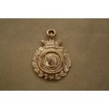 A 9ct rose gold medallion pendant  , 13.g approx.