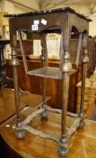 A sewing stand in Jacobean style  , early 20th Century